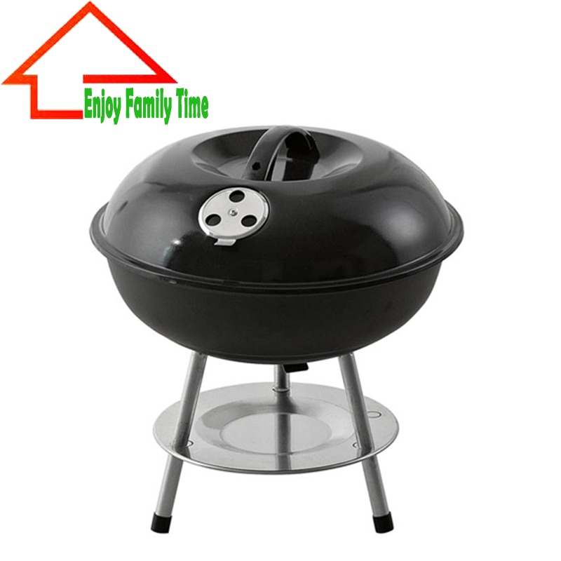 Portable Folding Charcoal BBQ Grill for 3 to 4 Person Outdoor Camping Barbecue Roasting Picnic Family Party Grill Fast