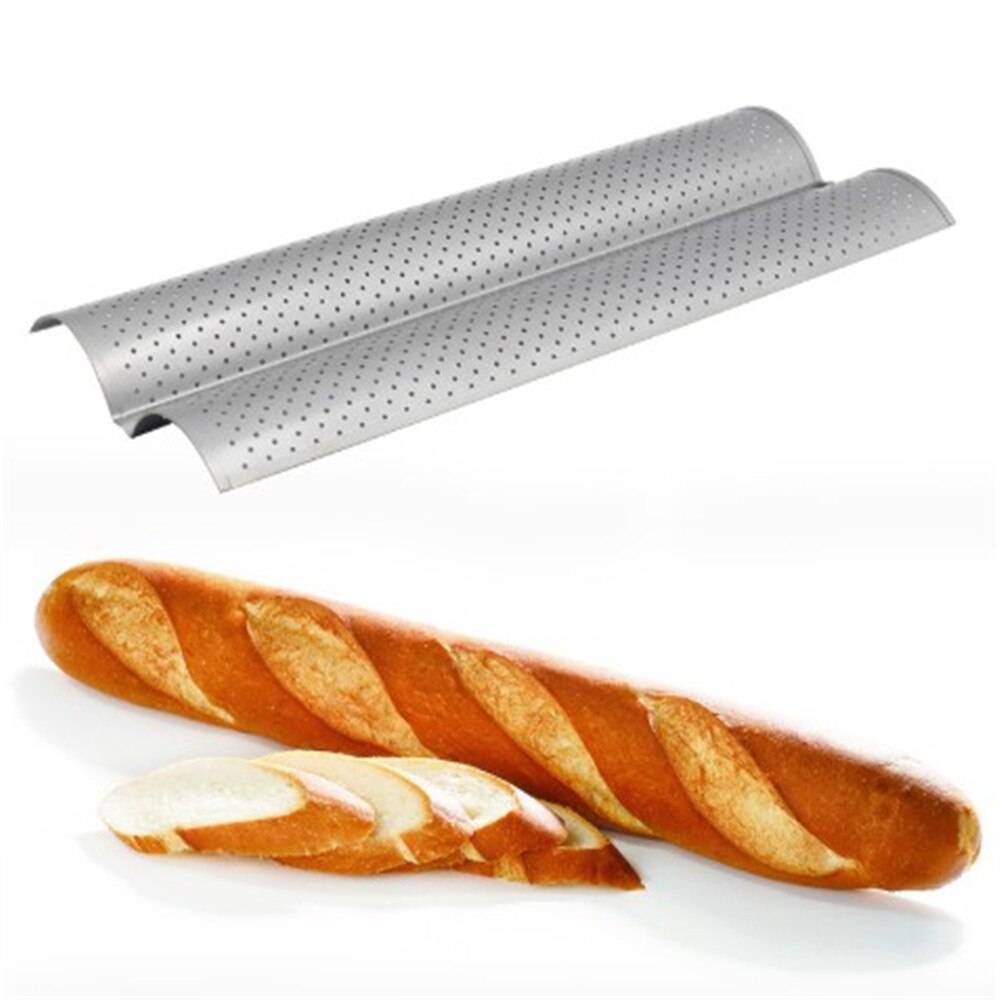 Franse Brood Bakvorm Brood Wave Bakplaat Praktische Cake Baguette Mold Pannen 2/3/4 Groef Golven Brood Bakken gereedschap