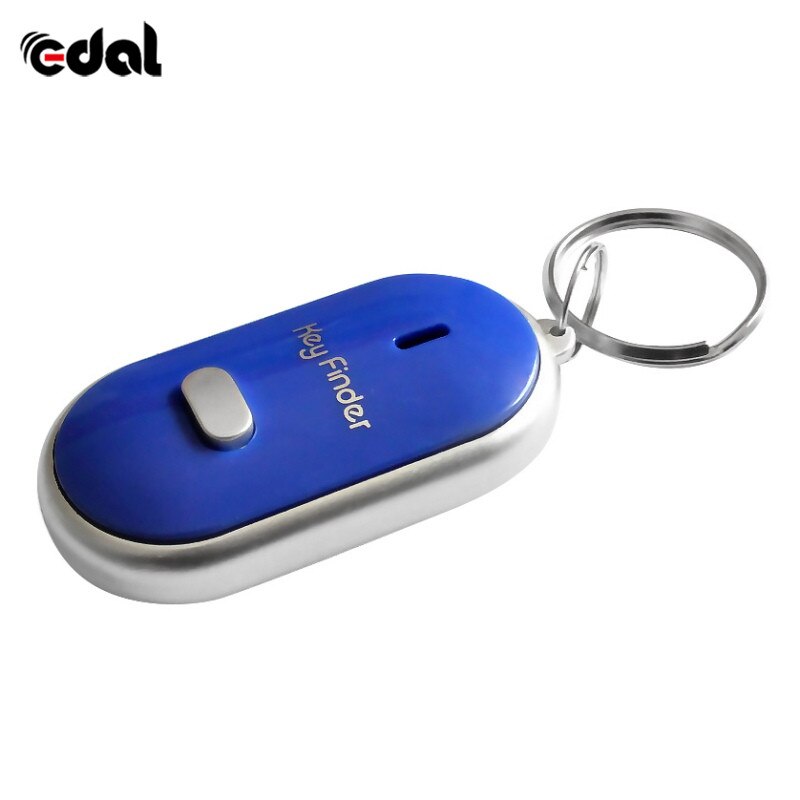 EDAL Smart Finder key Whistle Sensors Sound Keychain LED With Whistle Claps Finder Locator Find Lost Keychain finder