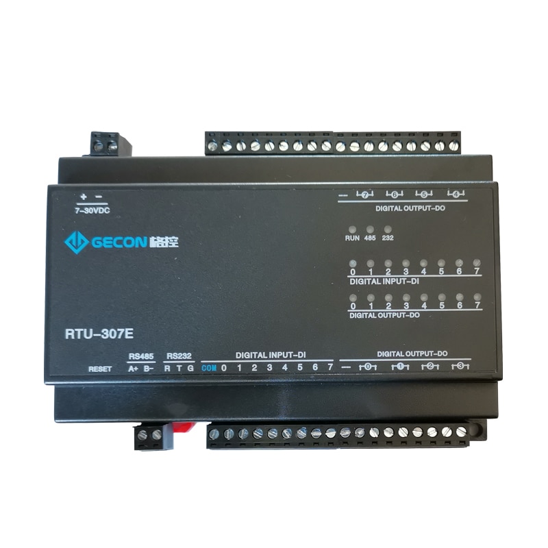 8DI8DO combined control system Modbus RTU protocol serial port RS485 232 digital input and output. Relay output