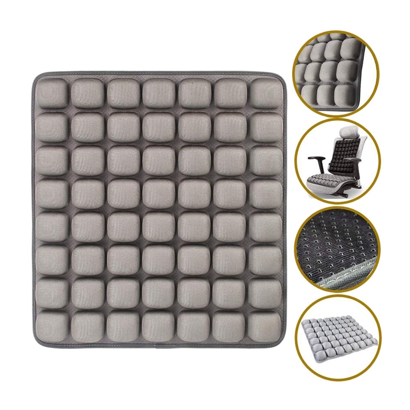 Universal Air Inflatable Seat Cushion Air-Permeable Pressure Relief Water Seat Cushion Lumbar Support To Relieve Sciatica