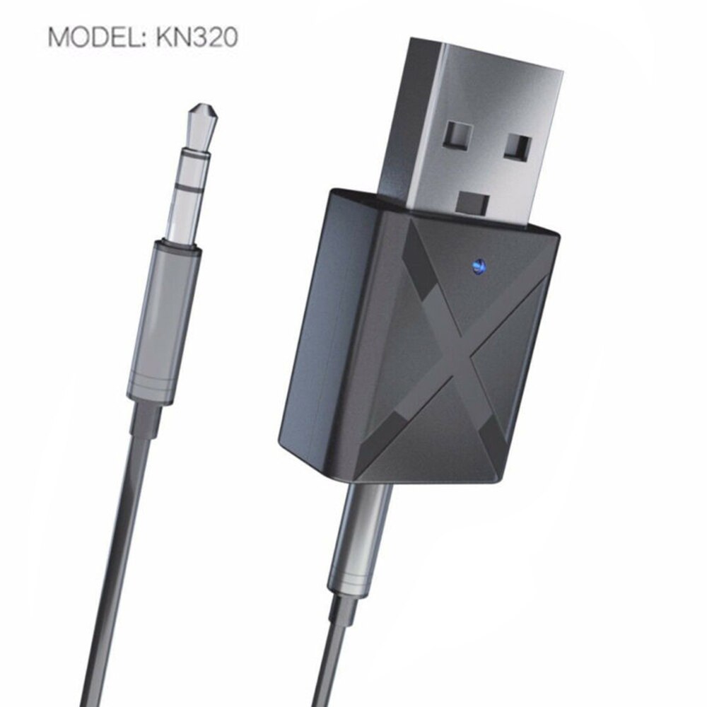 KN320 urządzenie nadawczo-odbiorcze Bluetooth akcesoria Dongle nadajnik stereofoniczny 3.5mm