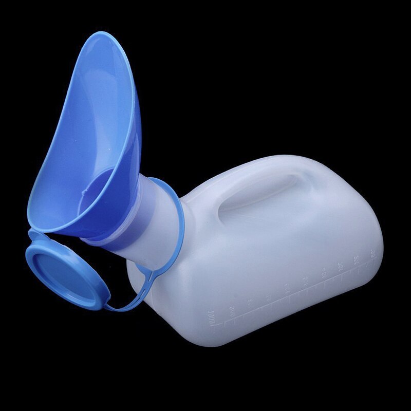 1000ml en plastique unisexe Portable Mobile urinoir toilette aide bouteille urinoir pipi bouteille voyage Kits Camping voyage en plein air outil