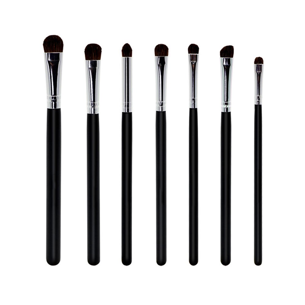 1 set professionele make-upkwasten voor vrouwen, zacht klassiek, 7 stuks kwasten voor oogmake-up, kwastenset