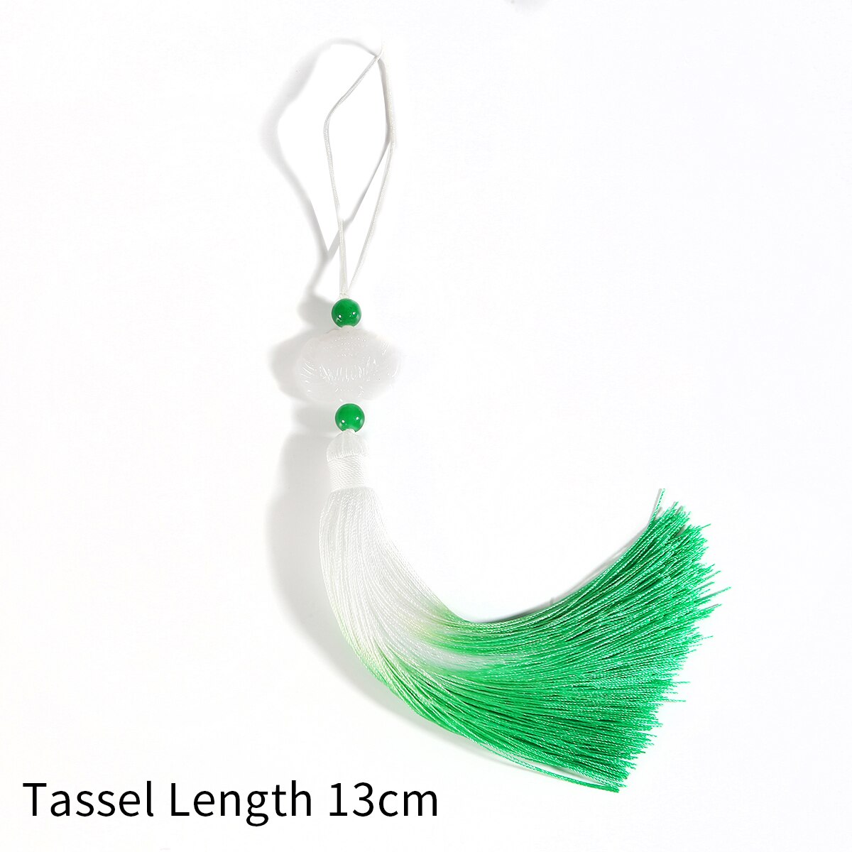 1pc 13cm lotus geleidelijke variatie kwastjes voor doe-het-zelf gordijn ophanging kledinghanger tas huisdecoratie naai-accessoire: Groente