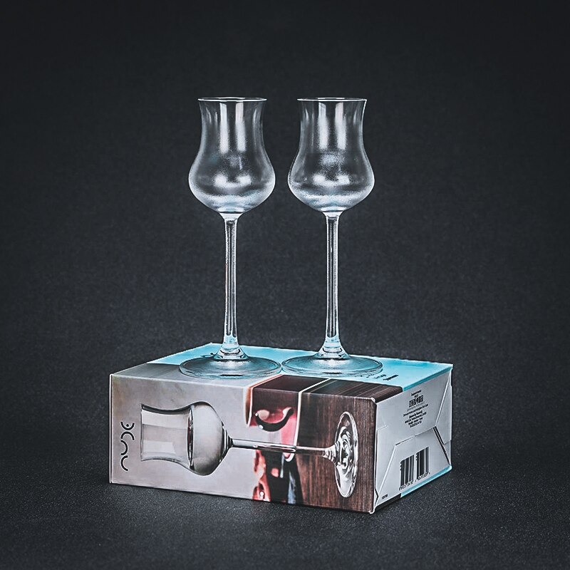 Copa de Whisky de cristal de tulipán, copa de vidrio de degustación de vidrio