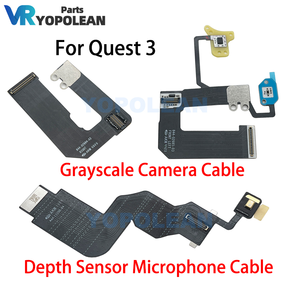 Original RGB VST SLMA Grayscale Camera Flex Cable For Meta Oculus Quest 3 VR Depth Sensor Microphone Cable Repair Accessory