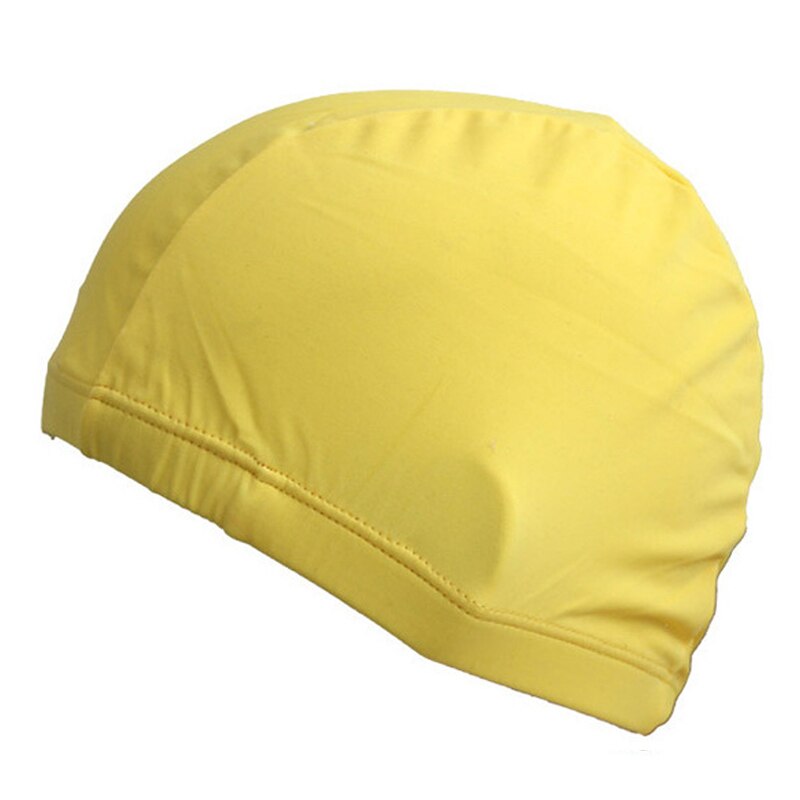 Casquette de sport en plein air en polyester de couleur unie: yellow