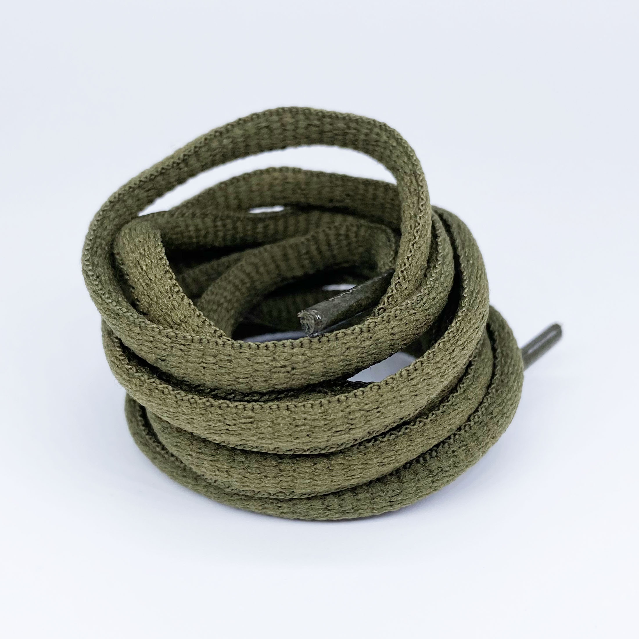 Sneakers Klassieke Shoewies Veters Sport Schoenveters Kleur Platte Halfronde Geschikt Voor Alle Schoenen Ronde Veters Mannen Vrouwen 120cm: ArmyGreen