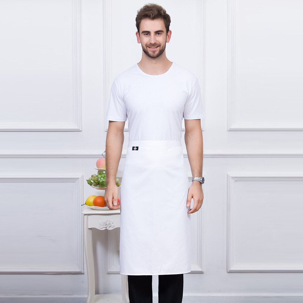 4 Colors One Piece of Apron Unisex Kitchen Hotel Coffee Shop Bakery Chef Waiter Cleaning Work Wear Aprons: 4