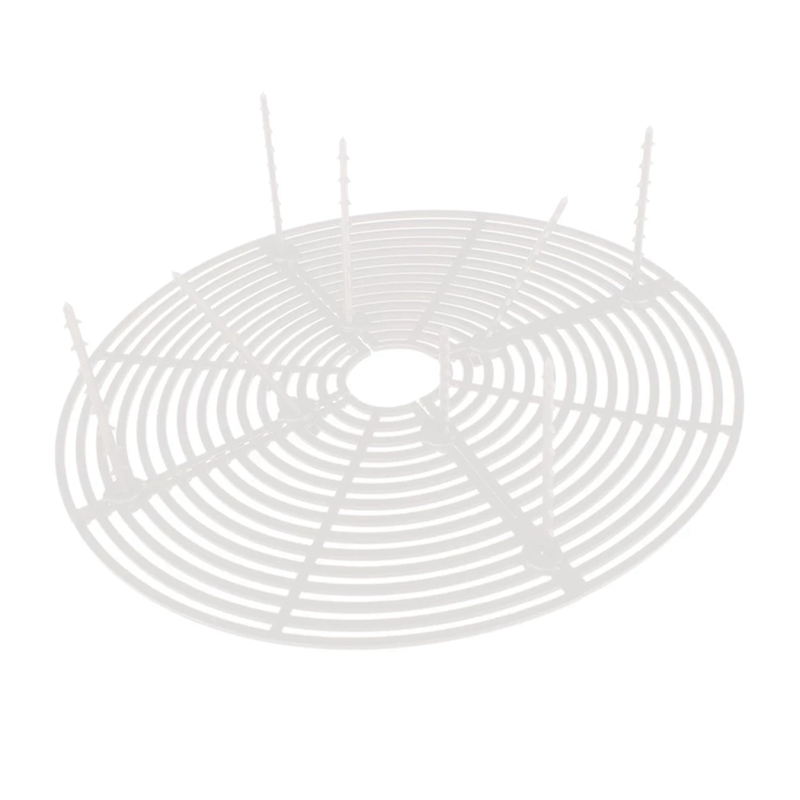 1Pack Bloem Bescherming Accessoires Tuin Plant Pot Bodem Guard Cover Grid Frame Thuis Wit Kan Worden Gesneden: Default Title