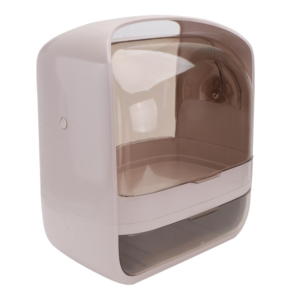 1PC Makeup Storage Organizer Dressing Table Storage Box for Toilet Room Dorm Home: Pink