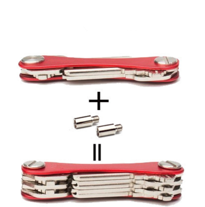 Diy Zak Sleutel Portemonnee Smart Sleutelhanger Sleutelhanger Portefeuilles Draagbare Compacte Aluminium Key Clip Multi-Functionele Smart Clip