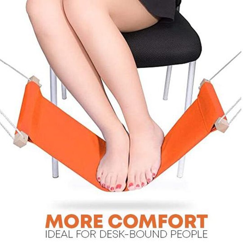 Creatieve Eenvoudige Voet Hangmat Lui Casual Bureau Rust Voet Zet Voet Voeten Swing Voetsteun Leisure Voetsteun Desk Voeten hangmat
