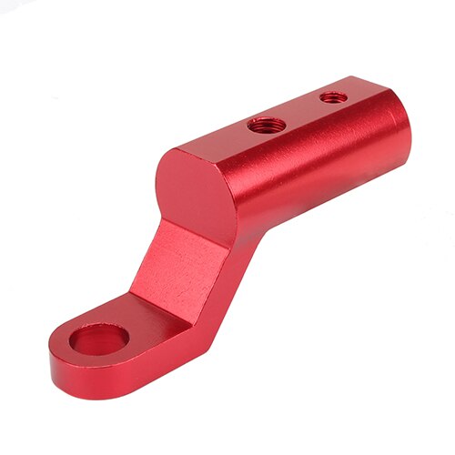 Motorfiets Uitbreiding Rack Rear View Stuur Spiegel Mount Adapter Motor Licht Extender Beugel Telefoon Houder Stand: Rood