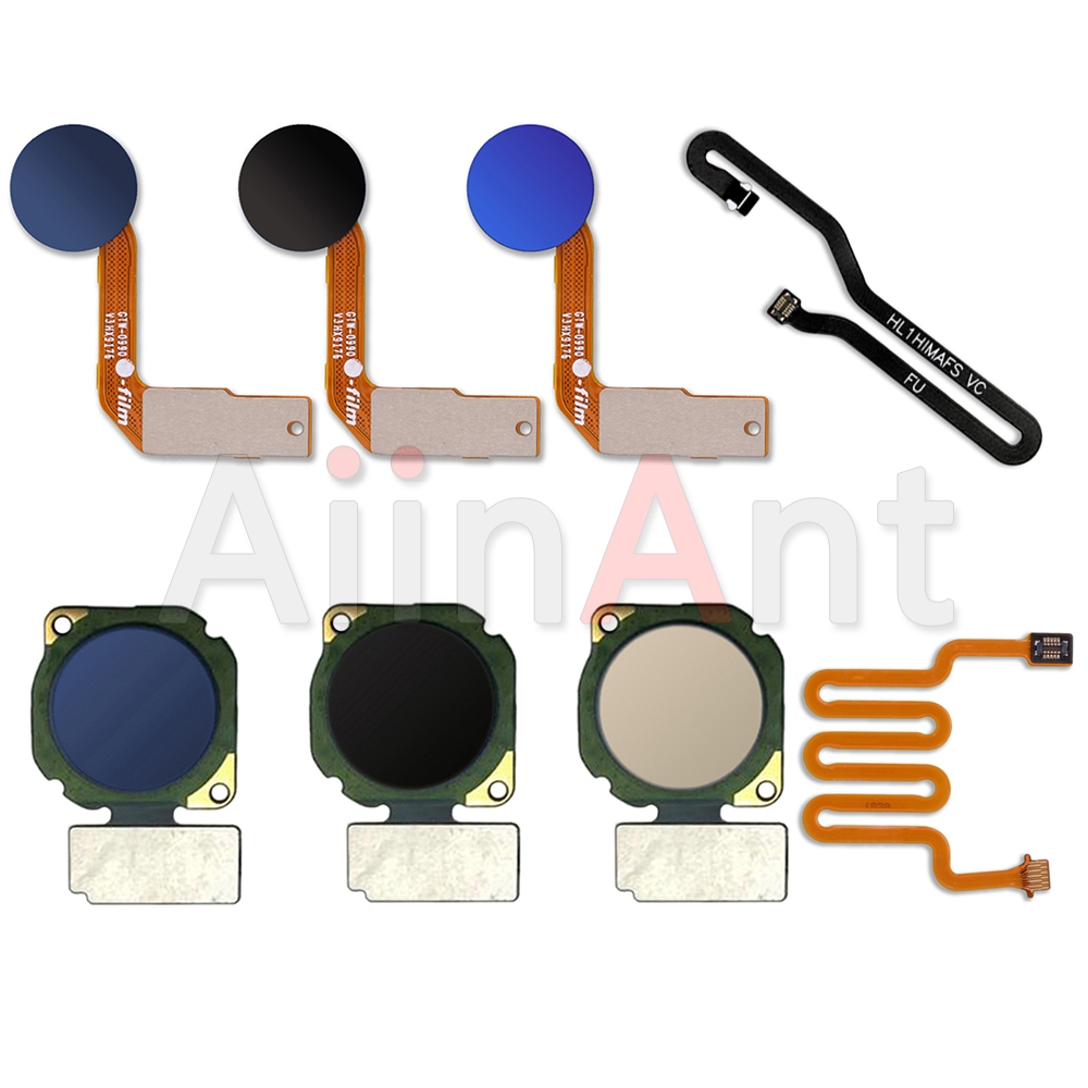 Aiinant Home botón de encendido trasero, escáner de dedo de identificación táctil, Sensor de huellas dactilares, Cable flexible para Huawei Mate 20 Lite Pro, piezas de repuesto