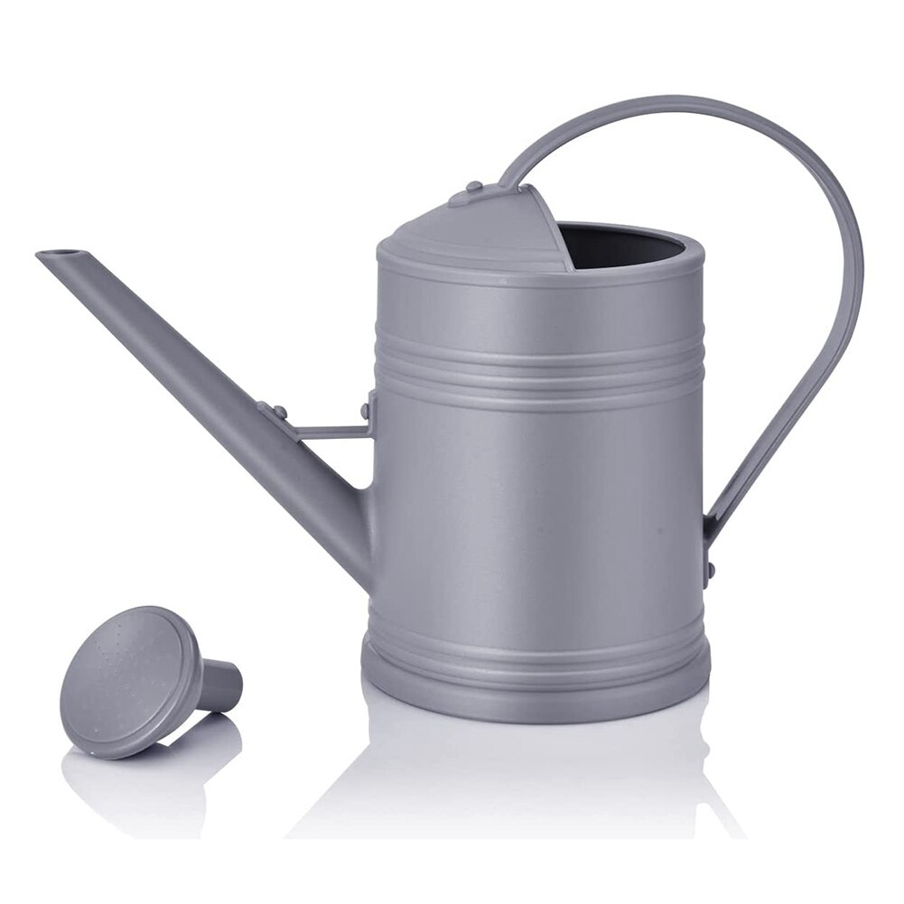 Regadera para plantas de interior, accesorio para regar flores, exterior, para plantas de casa, jardín, Caño largo de interior: Azul cielo