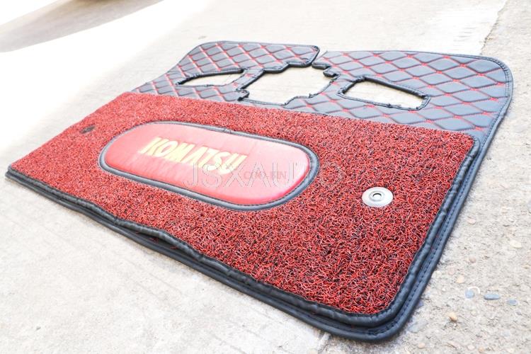Grävmaskin cab golvmatta pedal pad grävmaskin leveranser till komatsu pc vpc 56-7 60-7 pc-5-6-7-8