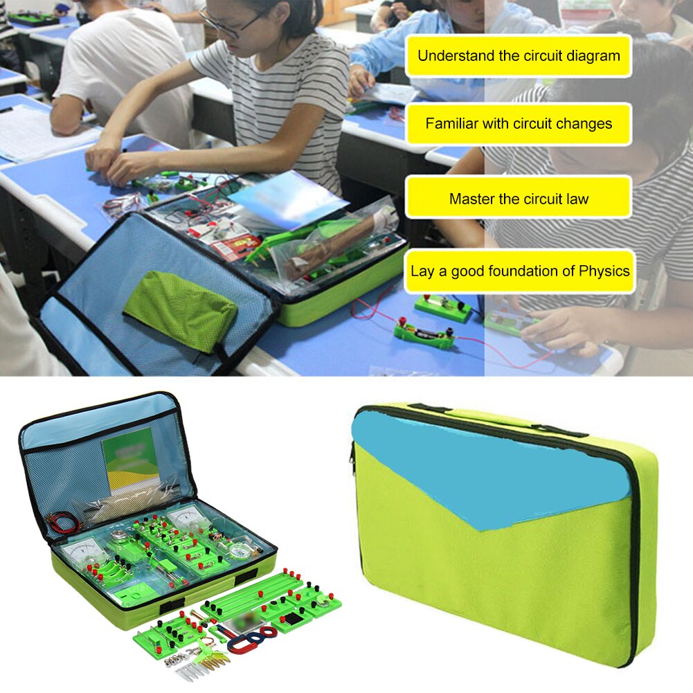High School Science Lab Educational Physics Basic Senior Exploration Junior Electric Circuit Learning Kit Electricity Magnetism