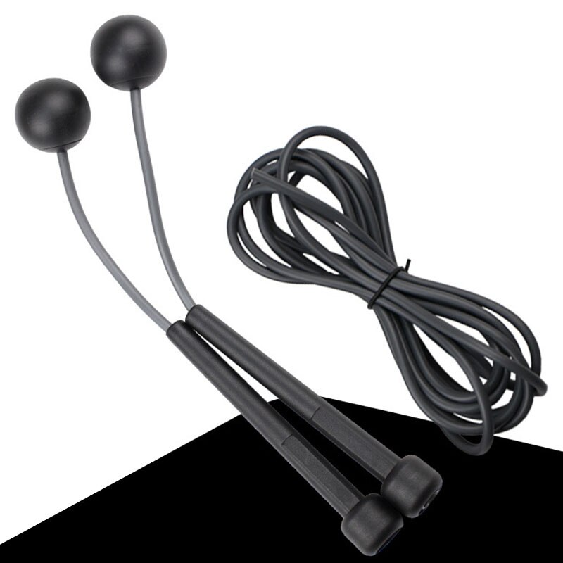 Mini Jump Ropes Dual-purpose Wireless Skipping Rope Workout Crossfit Fitness jumprope Speed Rope jumping rope for kids and Adult: EB-012 Black