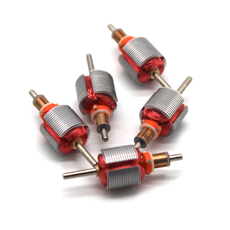 130 motor rotor homemade motor handmade materials motor winding principle diy toy accessories
