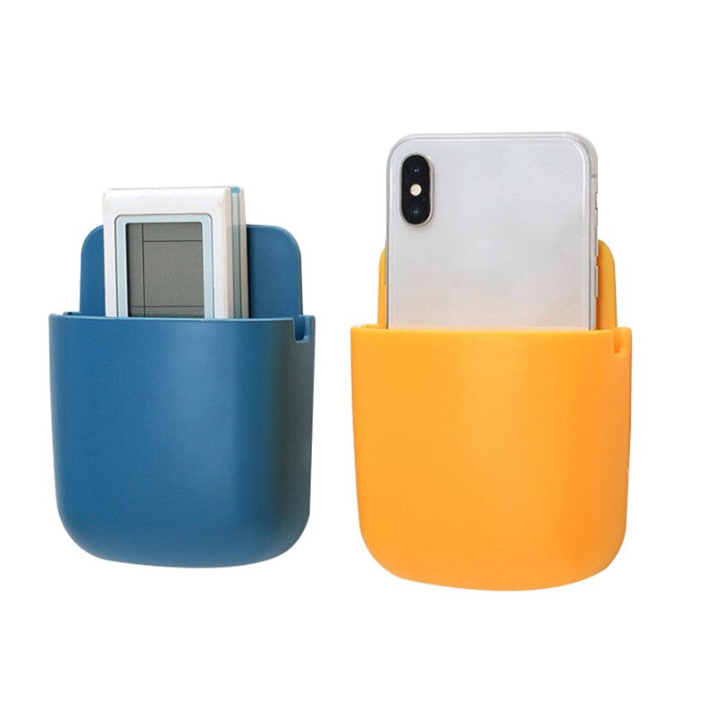 2 stuks kunststof opbergkast, container, beker, doos, bevestiging voor mobiele telefoon met afstandsbediening