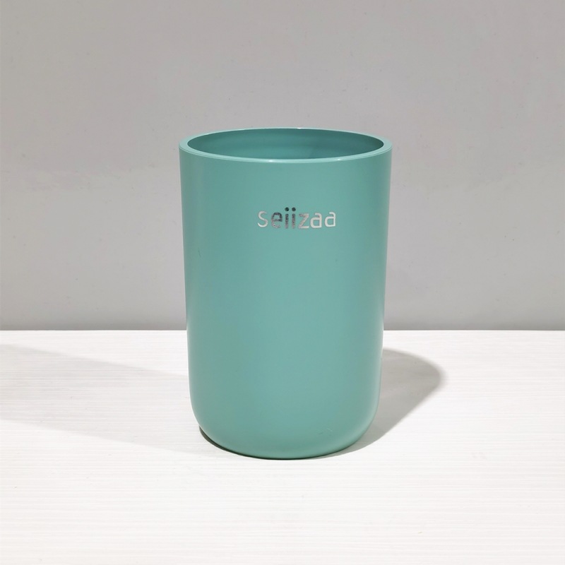 bathroom container wash set plastic toothbrush cup toothbrush holder press hand sanitizer bottle lotion: green cup