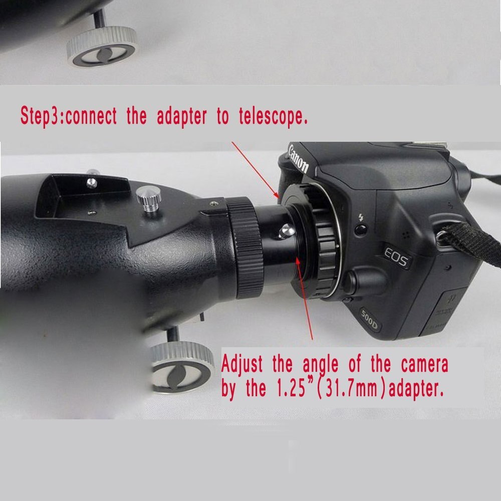 1.25 Inch T-mount - Can Use Together with T-ring Telescope astronomic adapter