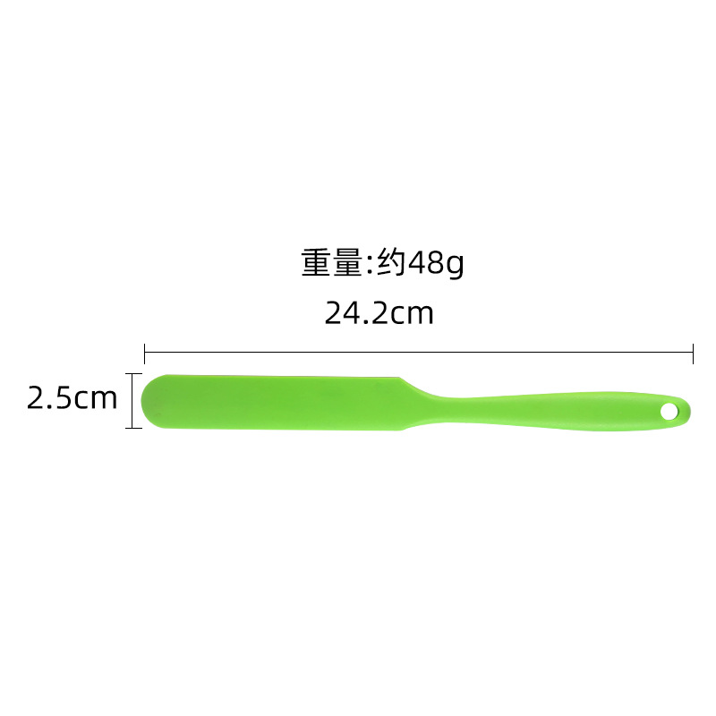 Colorful Good Silicone Scraper Long Scraper Butter Knife Scraper Cake Making Accessories Baking Scraper Tool Cake Scraper Tool