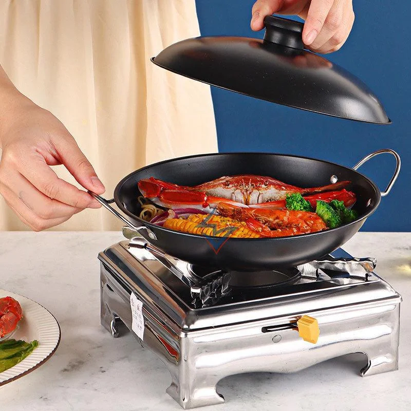 Outdoor Portable Alcohol Stove Drawer Picnic Household Small Restaurant Fire Boiler Dry Hote Boiler for Baking Barbecue Trips