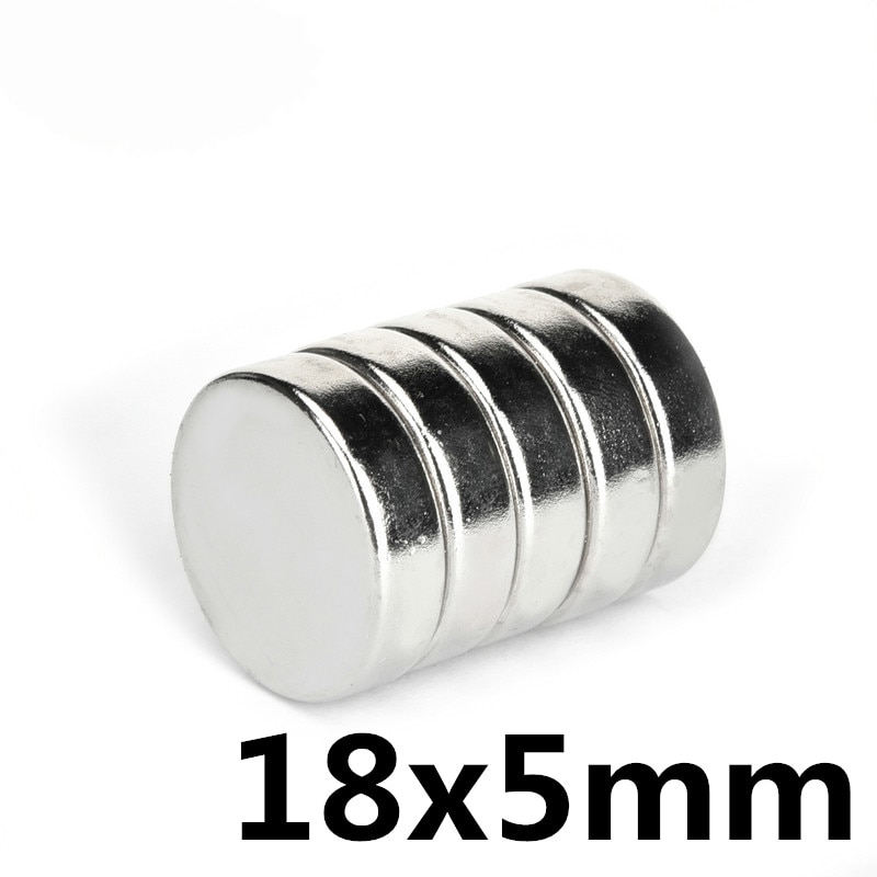 5pcs 18x5mm N35 Sterke Neodymium Magneten 18 mm * 5 mm Auto Motor Olie Filter Sterke magneet Economizer Craft