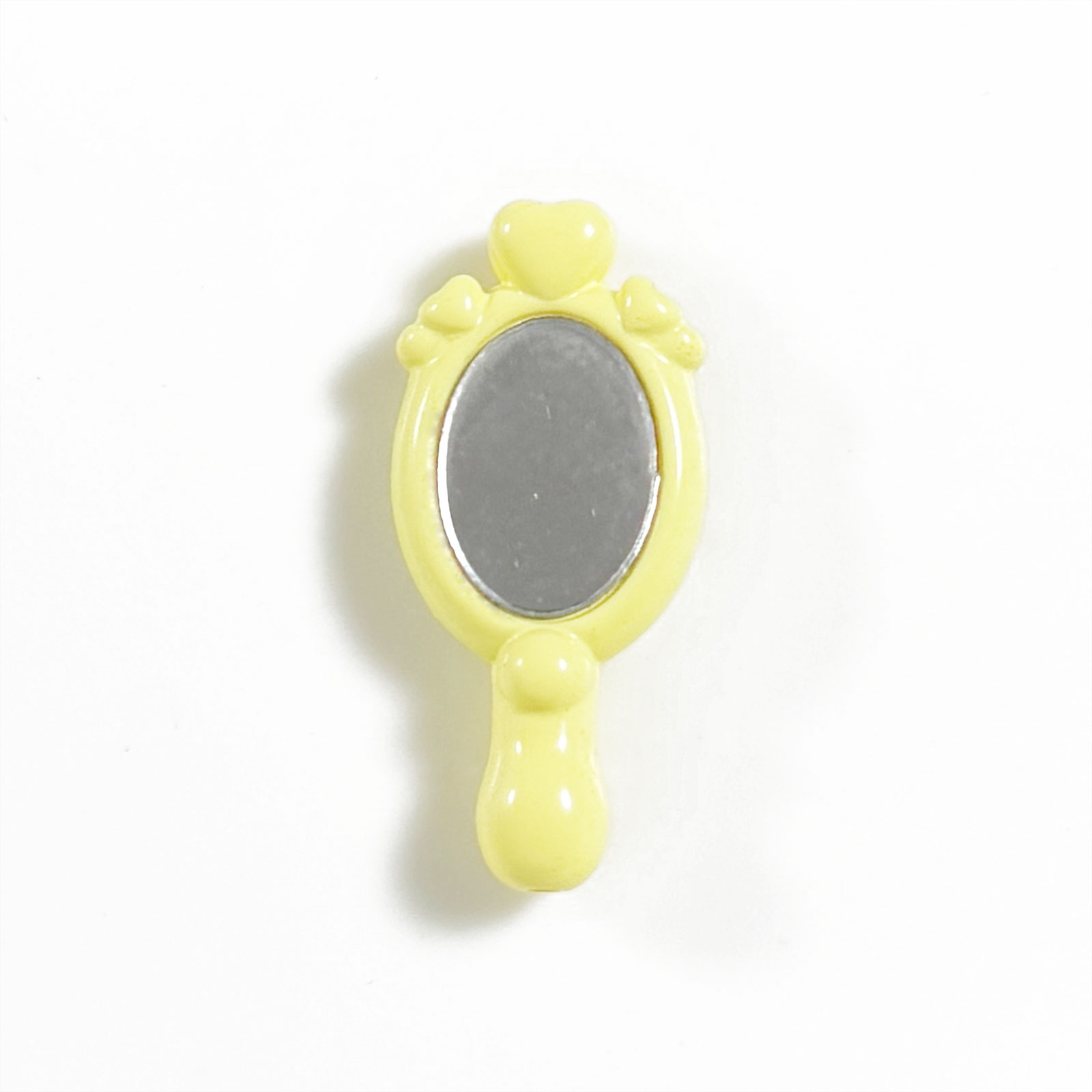 Espejo de belleza mágico de mano, cuentas Kawaii para fabricación de joyería, manualidades, decoración, collar, cadena de teléfono, accesorios de bolígrafo con cuentas: Latón envejecido
