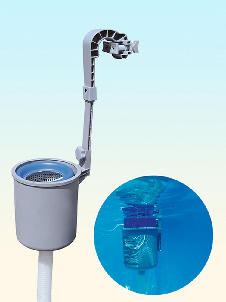1 Pcs Wall Mount Swimming Pool Vacuum Cleaner Suction Head Pond Cleaner Spring Surface Skimmer Automatic Skimmer Pool