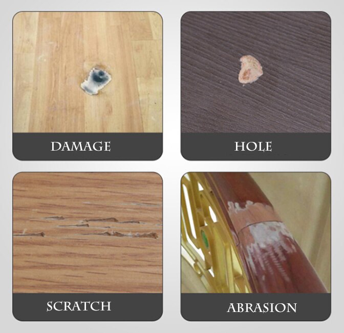 DIY Wooden Furniture Scratch Repair Tool Wood Floor Touch Up Paint Pen Fill Remover Home Furnitures Paint Wax Scratches Fix Care