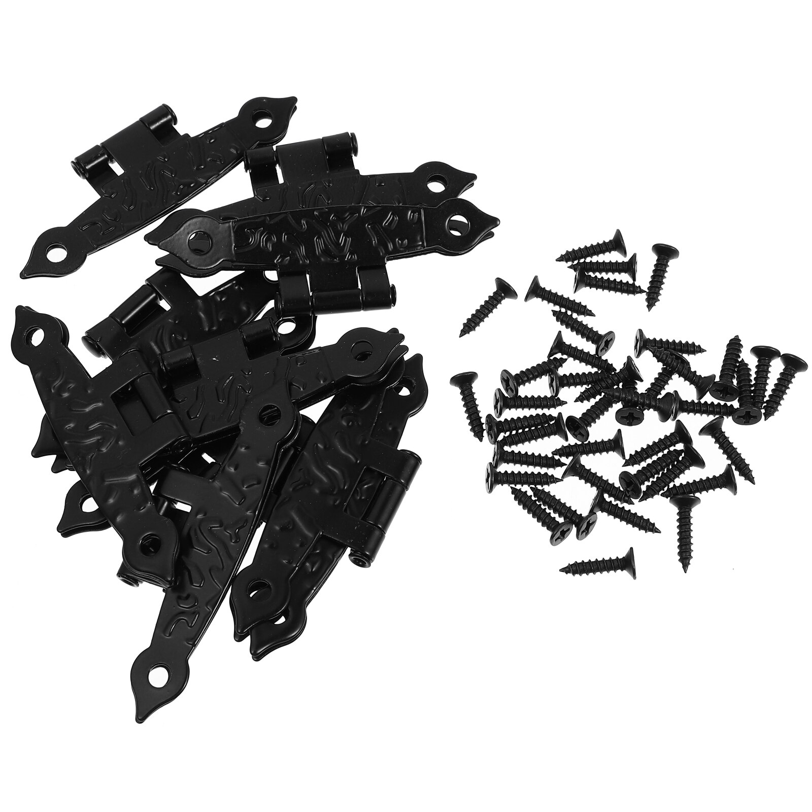 10Pcs Wooden Box Hinges Durable Iron Hinges Type Hinges Antique Box Gates