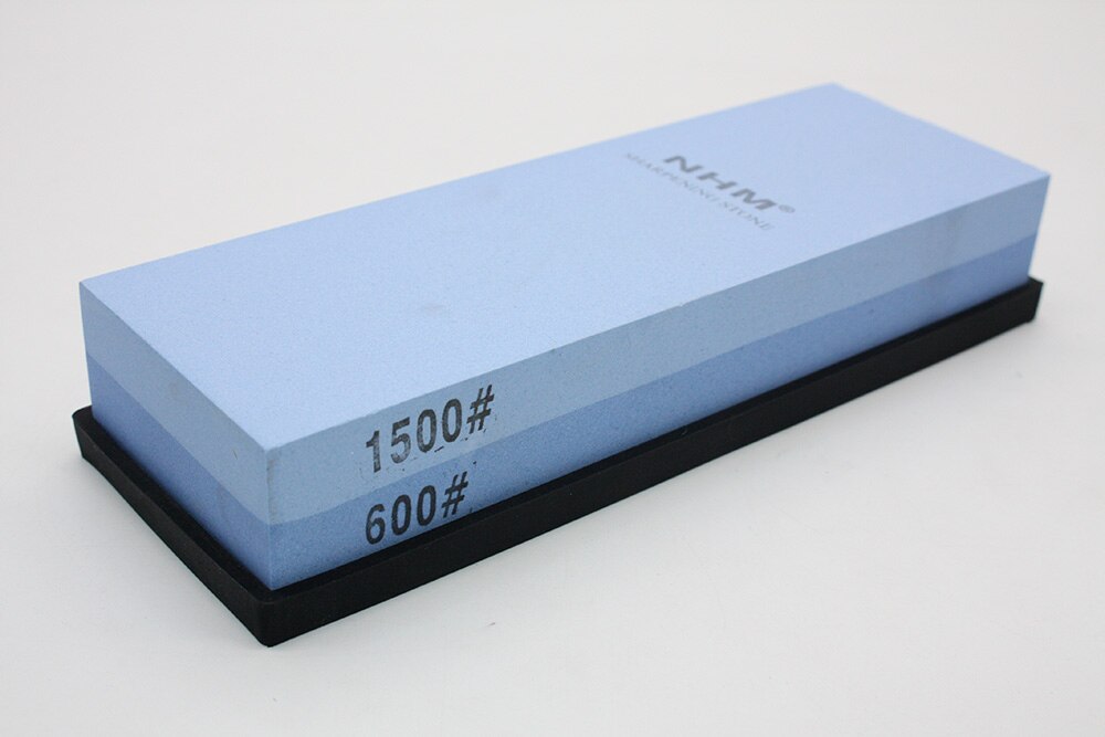 Knife Sharpener Sharpening Stones Whetstone Grinding Stone System 2-IN-1 Water Stone Honing Kitchen Tool: 600 1500
