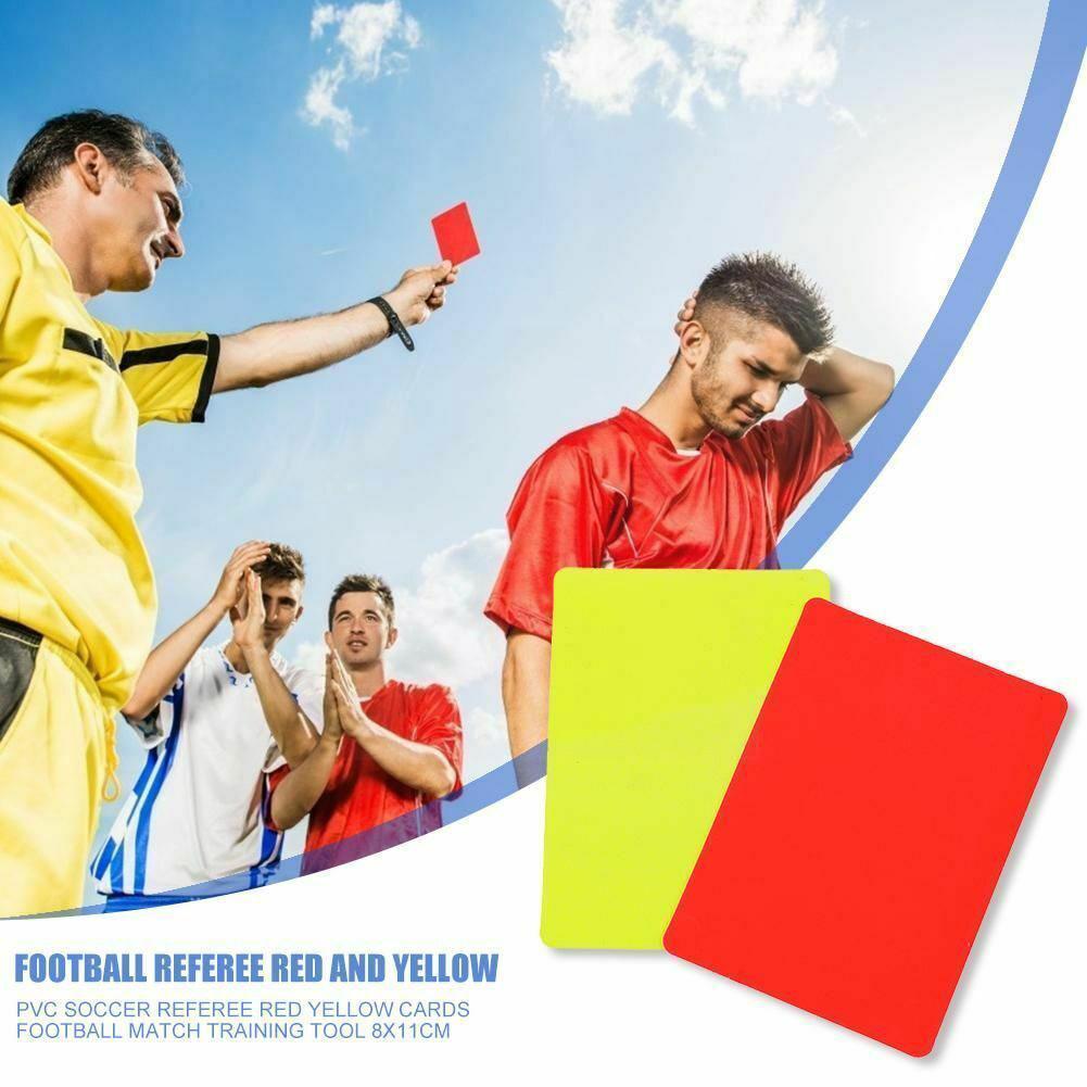Permanent professional football football referee red yellow cards football game training referee pvc equipment for football game accesso  y9 n 8