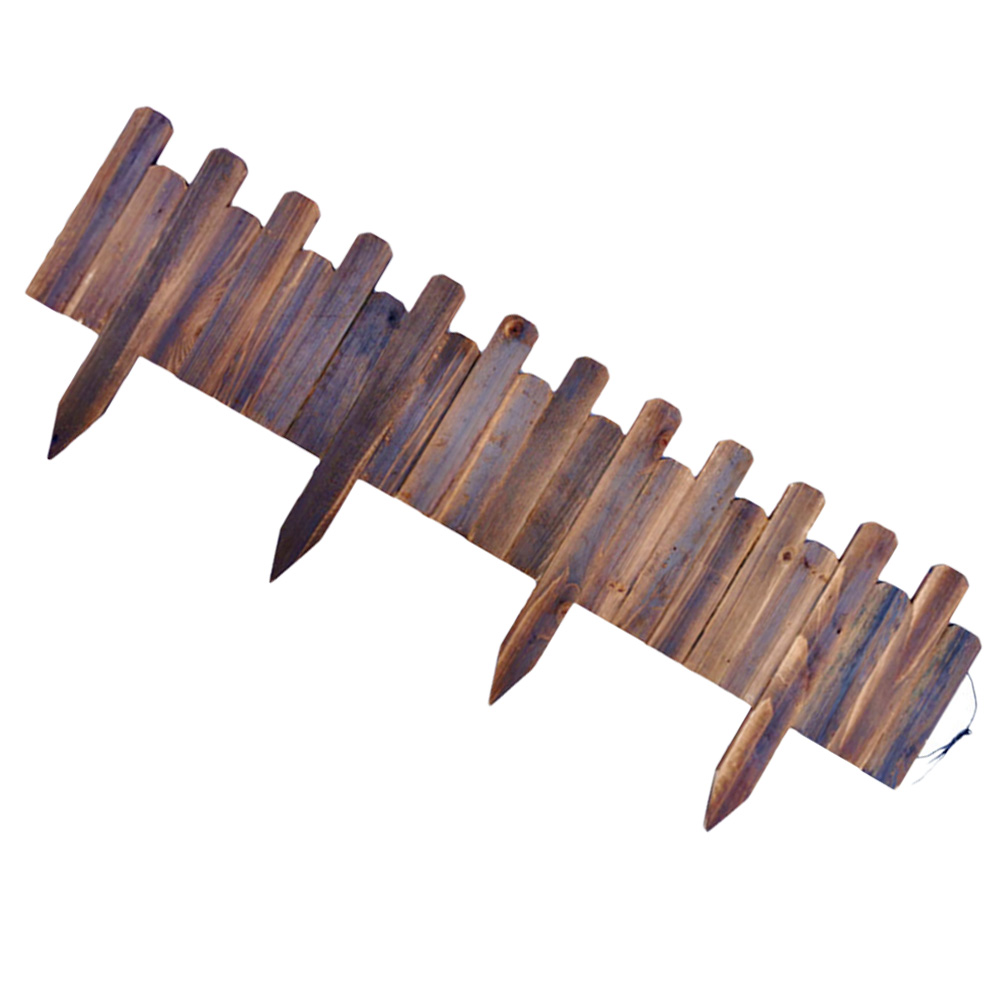 Muur Vangrail Tuinborders En Randafsluiting Houten Houten Decoratief Landschap Franje