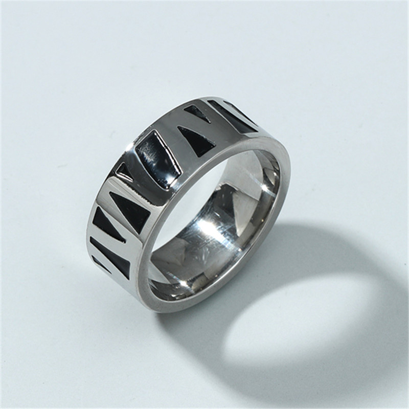Moredear Mode 8Mm Rvs Ring Voor Mannen
