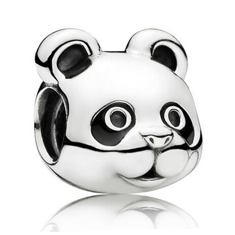 Onnekas heiluttaa kissa sammakko prinssi panda leikkisä sika vanhempi pöllö eläin helmi 925 sterlinghopeaa charmia istuva rannekoru tee itse koru: 3
