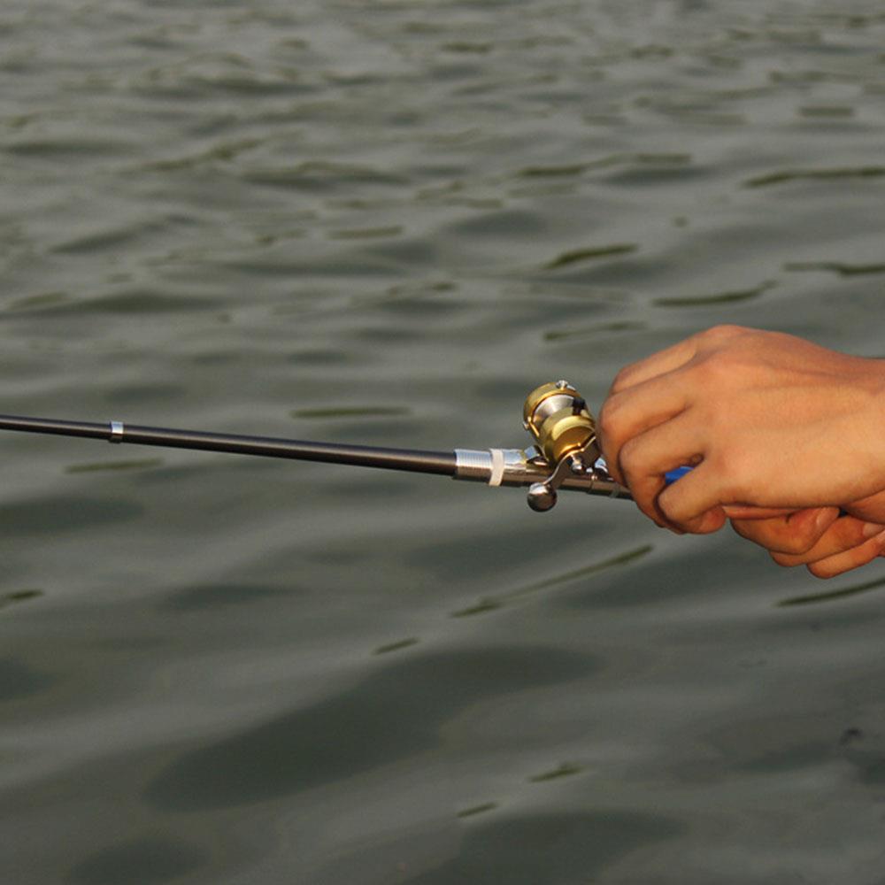 Casting Rod Fishing Reel Fishing Pole Fishing Rod Angling Tool Carbon 5 Color Mini Pen Fish Rod Portable
