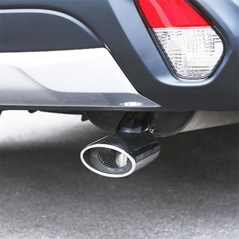 Automobile Exhaust Muffler Stainless Steel Tube Chrome Modified Rear Tail For Mitsubishi Outlander Car accessories