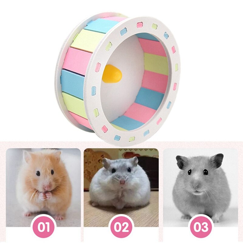 13cm Hamster Running Disc Toy Pet Sport Mouse Running Toy Silent Rotatory Jogging Wheel Pet Sports Wheel Toys Small Supplies