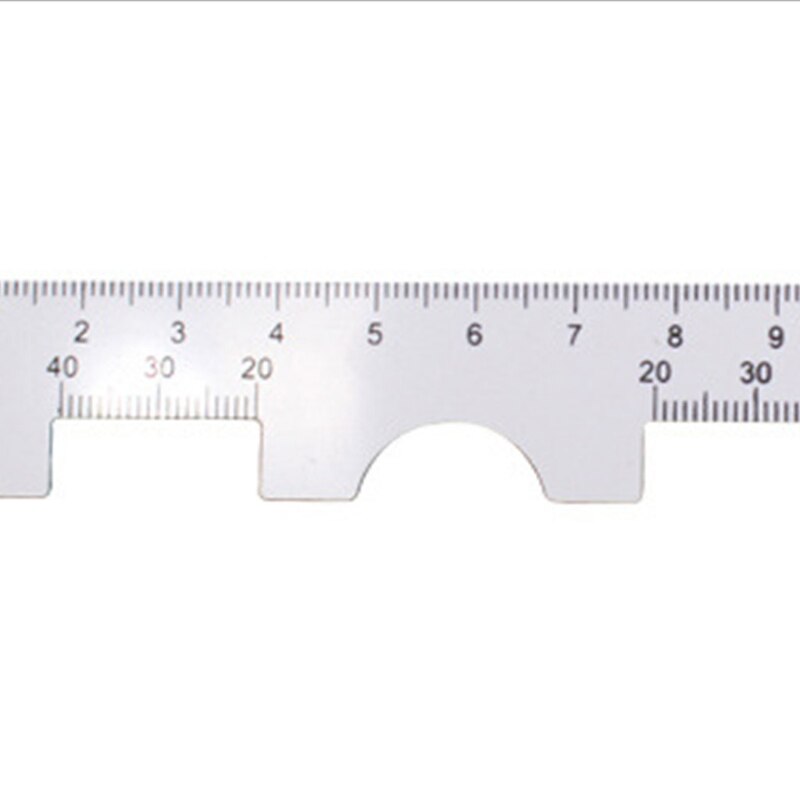 4 Pack PD Ruler Optical Vernier Pupilary Ruler Distance Meter Eye Ophthalmic Tool Straight Edge PD Ruler