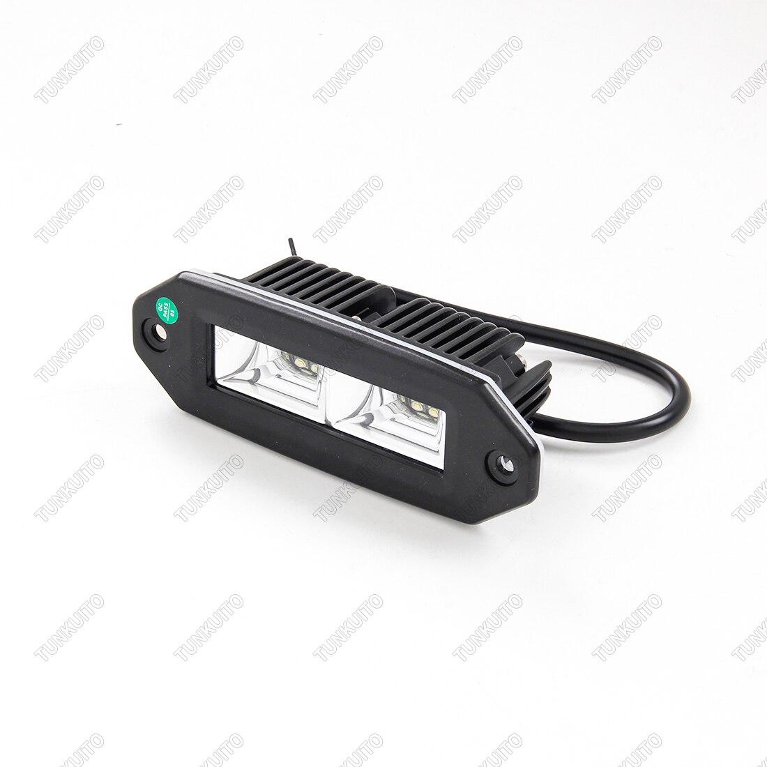 2pcs 40W Flush Mount LED Pods Flood Work Light Bar 6500K Waterproof Led Work bar For Offroad Backup pickup Car: 1pcs 40w