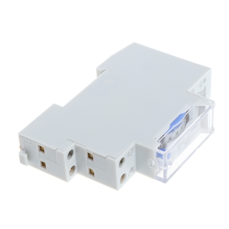 AC 220V 15 Minutes Mechanical Timer Switch 24 Hours Programmable Din Rail