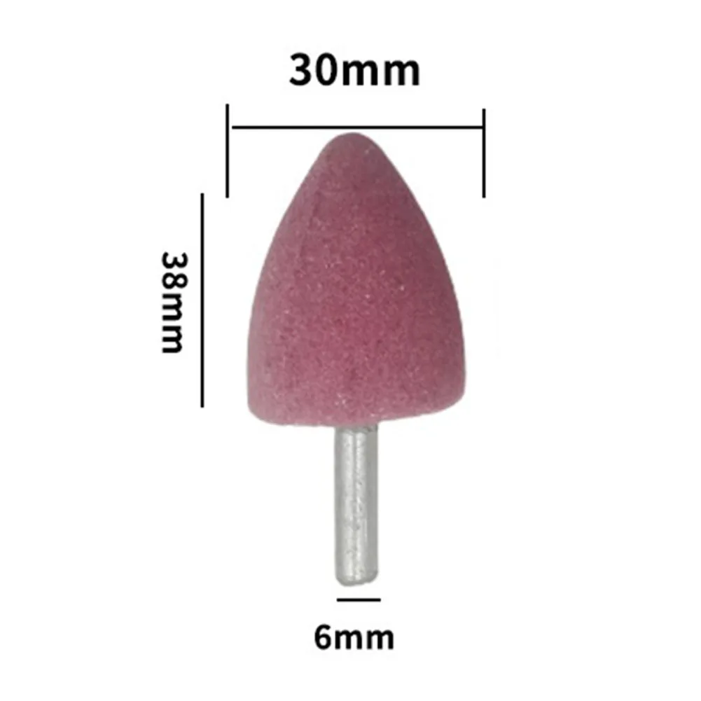 Tête de polissage tête de roue, tige de 6mm montée Abrasive pour outils électriques rotatifs, meule électrique, accessoires