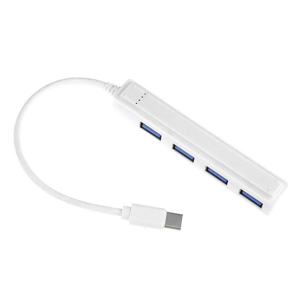 Type-C tot 4 Port USB 2.0 HUB Adapter Kabel USB-C Sluit om Muis/Toetsenbord/Telefoon USB 2.0 collector Naar Type c plug 26.5 cm