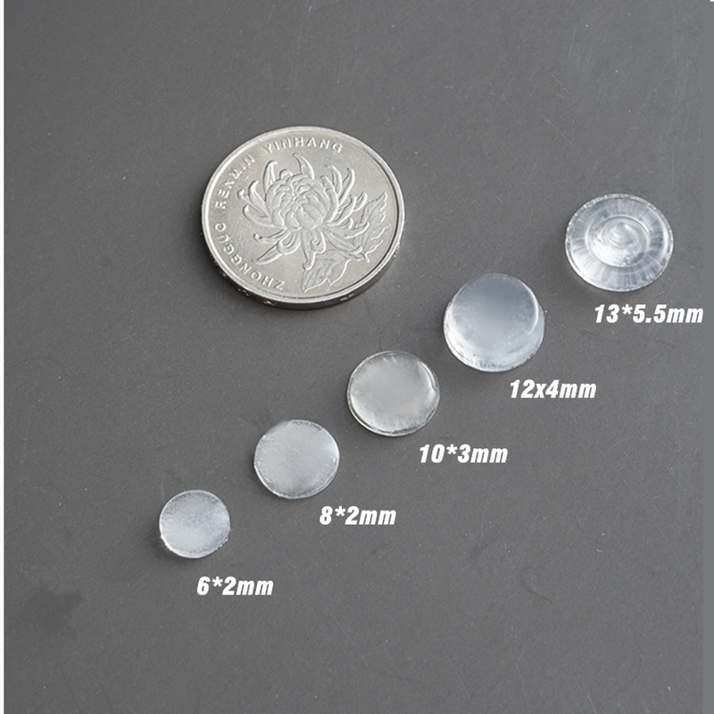 Transparante Pvc Crash Pad Transparante Zelfklevende Deur Stop Rubber Demping Bumper Kast Siliconen Meubelen Pad Protector