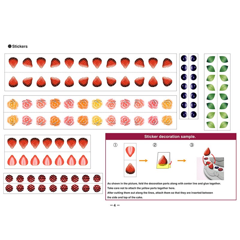DIY Pop-up Card Cake,Handmade 3D Anniversary Greeting Card Paper Model,Postcard Invitation Papercraft,Craft ER-117